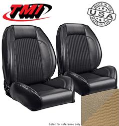 TMI Pro-Series Low Back Light Parchment Vinyl Seat 47-7013-3096-808