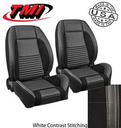 TMI Sport R Pro-Series Low Back Black Vinyl/suede Seat 47-7052-6525-99-WS