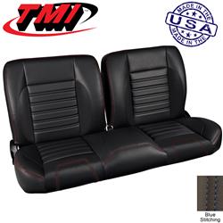 TMI Sport Series Pro-Split Back Black Vinyl Bench Seat 47-9740-6525-BS