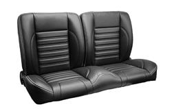 TMI Sport Series Pro-Split Back Charcoal Black Vinyl Bench Seat 47-9720-6525-BKS