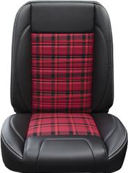 TMI Pro-Classic Sport Series Charcoal Black Vinyl Bucket Seat 47-9700-6525-3414-WS