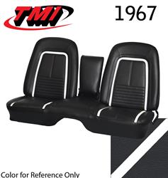 TMI Deluxe Seat Upholstery for 1967 CAMARO - 43-80427-2295-2S