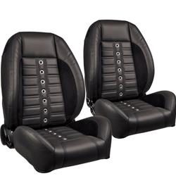 TMI Pro-Series Sport XR Lowback Black Vinyl Seat 47-9400-3722-99-GS-BGG