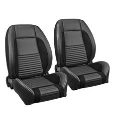TMI Sport R Pro-Series Low Back Black Vinyl/suede Seat 47-7061-6525-99-BKS