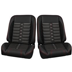 TMI Pro-Classic Sport XR Series Black Vinyl Bucket Seat 47-9704-6525-99-RS-SGR