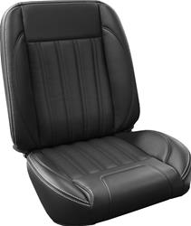 TMI Pro-Classic Sport Series Matte Black Vinyl Bucket Seat 47-97001-6525-BKS