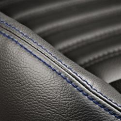 TMI Pro-Series Sport Deluxe Split Back Charcoal Black Vinyl Bench Seat 47-9875-6525-BS