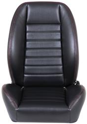 TMI Cruiser Series Low Back Charcoal Black Vinyl Bucket Seat 47-9251-2295-BKS