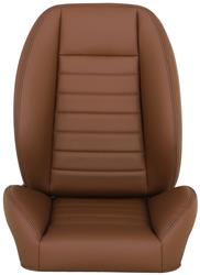 TMI Cruiser Series Low Back Saddle Vinyl Bucket Seat 47-9251-511-BRS