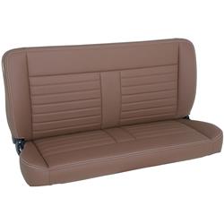TMI Cruiser 55 in. Solid Back Brown Vinyl Bench Seat 47-9255-511-WS