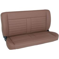 TMI Cruiser 55 in. Solid Back Brown Vinyl Bench Seat 47-9255-511-BRS