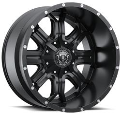 TIS Wheels A184978 TIS Wheels 535 Satin Black Wheels | Summit Racing