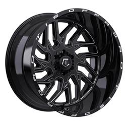 TIS Wheels 544 Gloss Black Wheels with Milled Accents 22x10