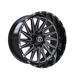 TIS Wheels 547 Gloss Black Wheels with Milled Accents 22x10