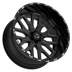 TIS Wheels 560 Gloss Black Wheels with Milled Accents