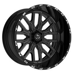 TIS Wheels 560 Gloss Black Wheels with Milled Accents A279666