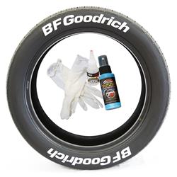 Tire Stickers Pre-Curved Permanent Raised Letter Kits BFGoodrich-1-8-W