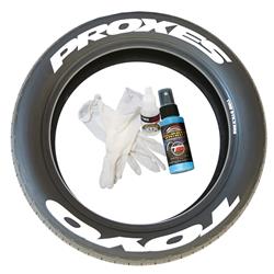 Tire Stickers Pre-Curved Permanent Raised Letter Kits TOYOPROX-1-4-W