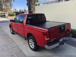Truck Cover USA American Roll Tonneau Covers for 2017-2023 TITAN - CR544
