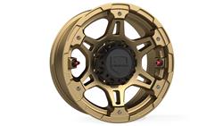 TeraFlex Nomad Off-Road Deluxe Metallic Satin Bronze Wheels 17x8.5