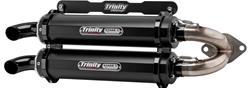Trinity Racing Stage 5 Dual Slip-On Aluminum  Inch Muffler TR-4165S-C2