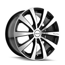 Touren TR3 Series Matte Black Wheels with Machined Face 17x7