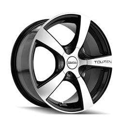 Touren TR9 Series Gloss Black Wheels with Machined Face 17x7