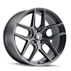 Touren TR79 Matte Black Wheels with Dark Brushed Tint 20x10.5