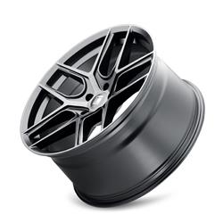 Touren TR79 Matte Black Wheels with Dark Brushed Tint 22x9.5