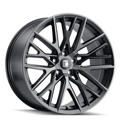 Touren TR91 Matte Black Wheels with Dark Brushed Tint 20x10.5