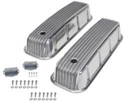 Trans-Dapt Performance Finned Aluminum Valve Covers 6609