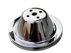 Trans-Dapt Performance Chrome Water Pump Pulleys