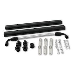 Top Street Performance Billet Aluminum High Performance Fuel Rail Kits 81009BK