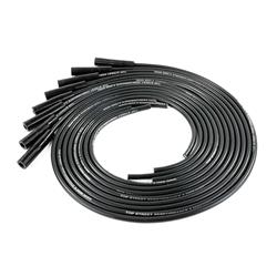 Top Street Performance 85090CE 8.5mm Universal Spark Plug Wire Set with 90°  Ceramic Plug Boots, Black Wire