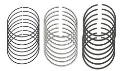 Total Seal AP Steel Gapless 2nd Piston Ring Sets MSL7560 40