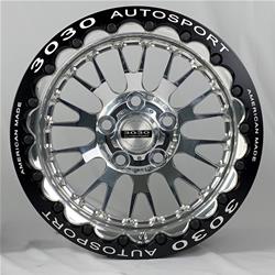 3030 Autosport Drag Ops Legend Polished Single Beadlock Wheels for Goodyear/Hoosier Tires