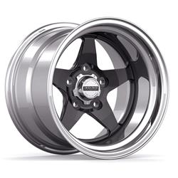 3030 Autosport Drag Ops Series Launch Jet Black Satin/Polished Drag Racing Rear Wheels 15x10