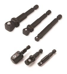 Titan 6-Piece Stubby and Wobble Socket Adapter Sets 12001