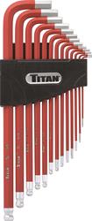 Titan Extra-Long Arm Ball Tip Hex Key Sets 12713