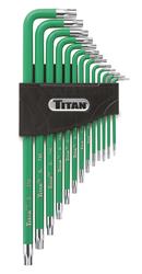 Titan Extra-Long Arm Tamper-Resistant Star Key Sets 12715