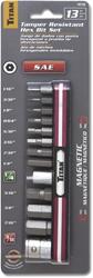 Titan 13-Piece SAE Tamper-Proof Hex Bit Set