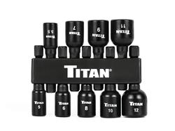 Titan 9-Piece Metric Magnetic Nut Setters 16297