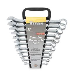 Titan 11-Piece Polished Combination Wrench Sets 17311
