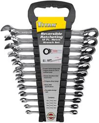 Titan 12-Piece Metric Reversible Wrench Sets