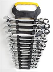 Titan 13-Piece SAE Flex-Head Ratcheting Wrench Sets 17366