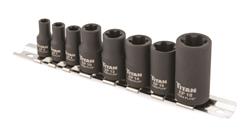 Titan 8-Piece E-Torx Plus Socket Sets 17418