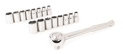 Titan Tekz 17-Piece Socket Sets 18182