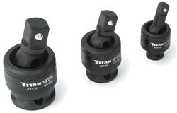 Titan 3-Piece Impact Socket Universal Joint Sets 40160