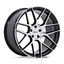 TSW TW002 Lasarthe Gloss Black Wheels with Machined Face 18x9.5