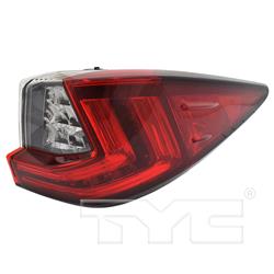 TYC Taillights for 2016-2019 RX350, RX450H, 2018-2019 RX350L - 11-9189-00